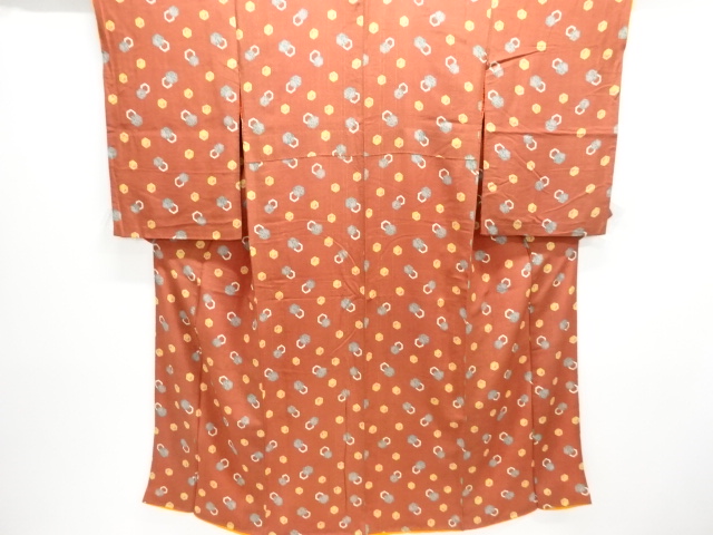 Japanese Kimono / Chirimen Kinsha Silk